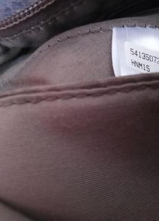 3 дні!незвичайна модна сумка від hedgren (оригінал) текстильна під повсть сизий колір4 фото