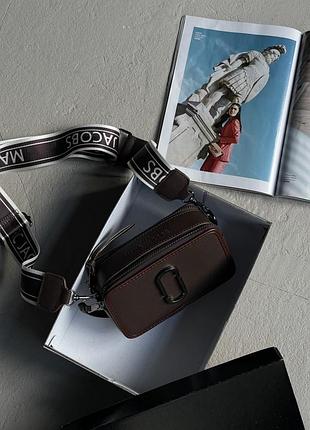 Сумка marc jacobs snapshot  на широкому ремінці