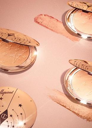 Пудровий хайлайтер charlotte tilbury hollywood glow glide face architect highlighter — pillow talk