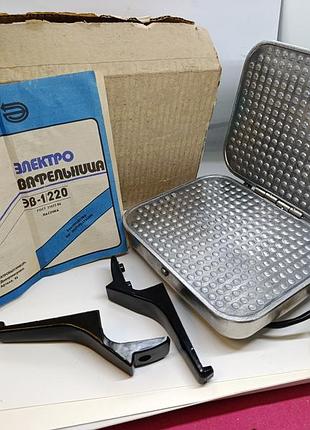 Новая лектрическая вафельница электровафельница ласунуа для приготовления вафельных трубочек со сгущенкой ссср эв-1/ 220