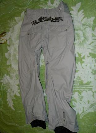 Горнолыжные мужские штаны термо 5.000мм quik silver xl2 фото