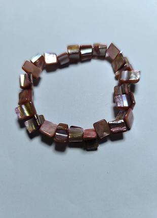 Браслет з натурального перламутру