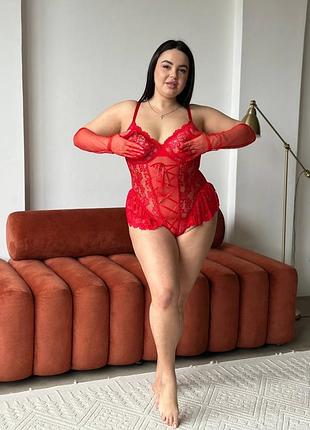 Еротичний боді plus size 2
