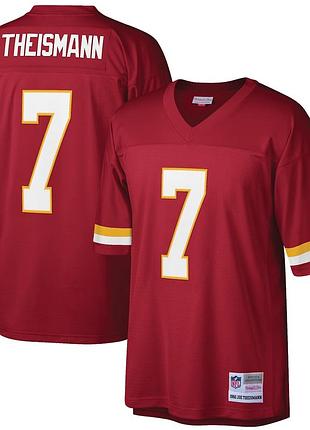 Men's mitchell & ness joe theismann burgundy washington redskins retired player vintage -  jersey 44l , 48  хl