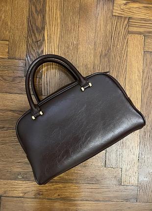 Жіноча сумка вінтаж в шоколадному кольорі. 🥰