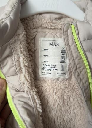 Жилетка m&s 9-12m 3