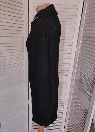 Платье в рубчик с замком 3