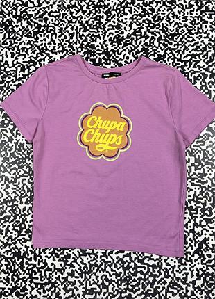 Жіноча футболка chupa chups sinsay y2k стилі