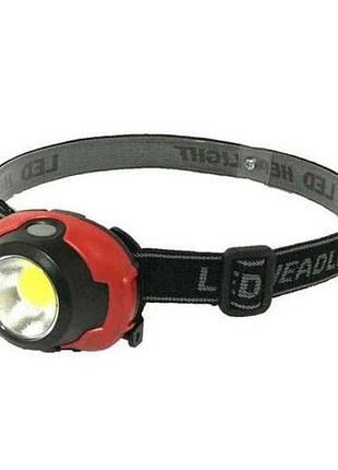 Ліхтар налобний 5000k 3хааа 1801-cob тм китай