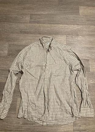 Рубашка в клетку байковая