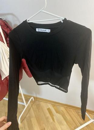 Лонг чорний s-m