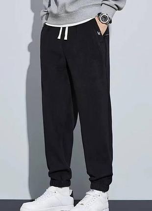 Чоловічі теплі флісові спортивні штани джогери