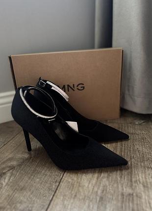 Вечірні туфлі лодочки mango