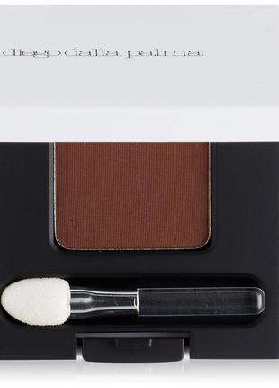 Компактные моно тени diego dalla palma eye shadow 16 dark mat brown1 фото