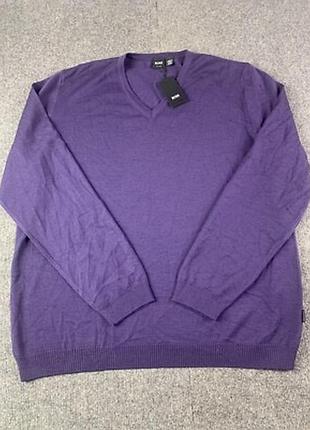 Фіолетовий лонгслів водолазка чоловіча hugo boss xl