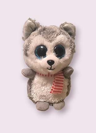 Плюшевая игрушка keel toys motsu - рождественский хаски, 15 см