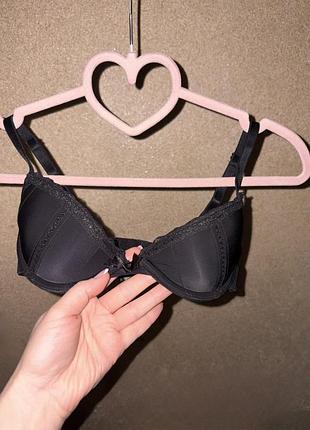 🖤 чорний жіночий бюстгальтер з мереживом