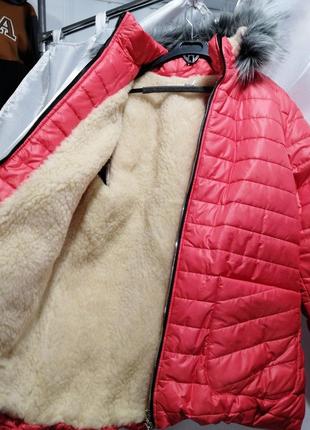 ⛔ теплющий лыжный костюм комбинезон  на меху с опушкой эко мех10 фото