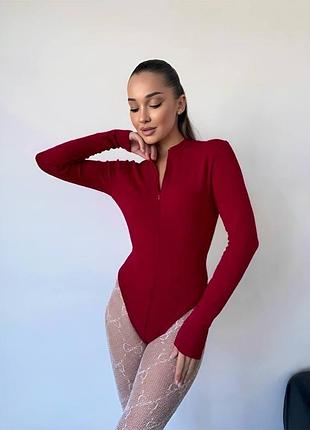 Теплий боді на флісі горловина на блискавці🔥