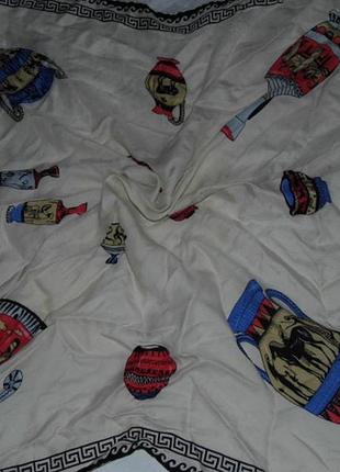 Шовковий хустку амфори 66х66 шов роуль