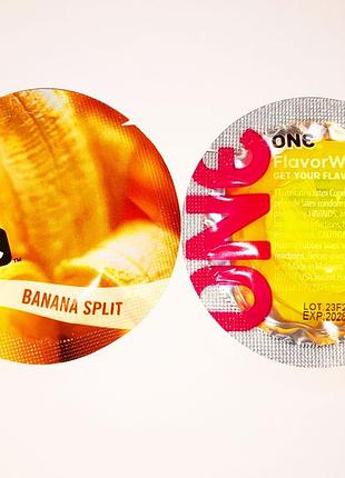 Набір презервативів one flavorwaves - 6 різних кольорів та ароматів