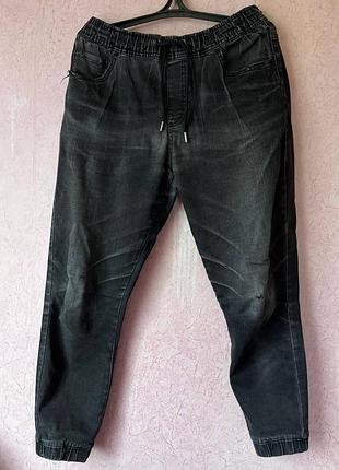 Чоловічі джинси сірі джогери