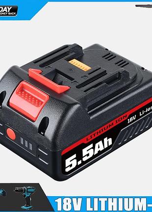 Для літій-іонного акумулятора makita 18v 5.5ah lxt bl1820 bl1830 bl1850b bl1860b