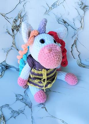 Плюшевая игрушка единорог 2