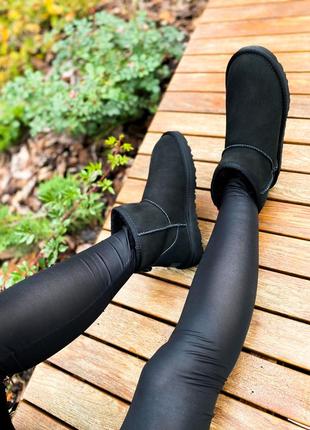 ❄️ ugg classic mini black❄️угги чёрные зимние с мехом4 фото