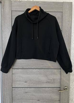 Кофта спортивна вкорочена оверсайз