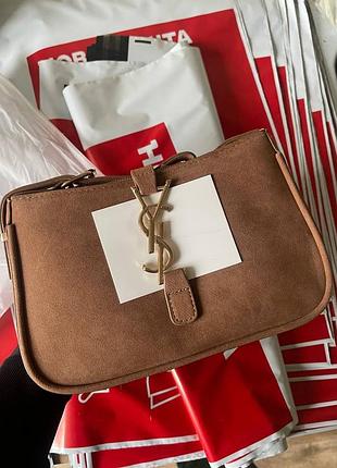 Замшева сумка бренд