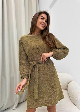 Жіноча сукня люрекс