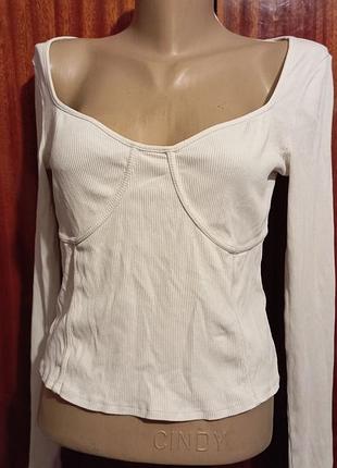 А лонгслів в рубчик мка елька