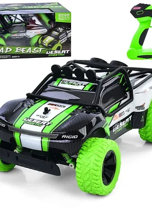 Машина 30 см р/у 2,4g с небьющимся корпусом, амортизаторами и резиновыми колесами, на батарейке, в коробке 39х20,5х23 см.