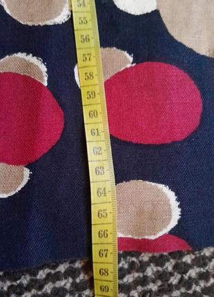 Юбка лен брендовая 8