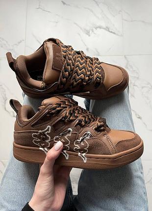 Кроссовки kappa fatty brown арт 7003