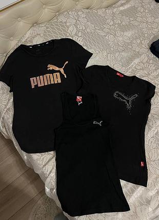 Футболка, майка puma оригинал 3 шт вместе
m-l