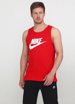 Майка муж. nike m nsw tank icon futura (арт. ar4991-657)1 фото