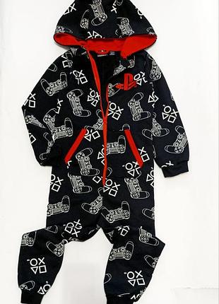 Чоловічок бавовняний  утепленний на флісі