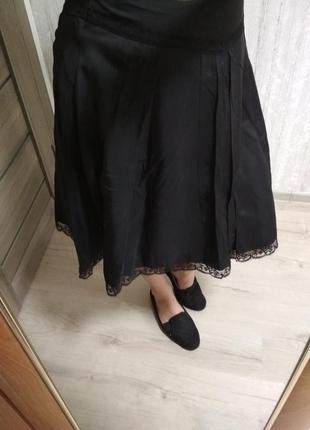 Пышная юбка с высокой талией2 фото