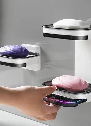 Мильниця на два мила настінна для ванної та кухні soap dish