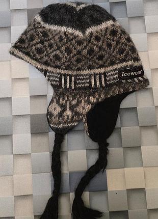 Шерстяна шапка зимова icewear