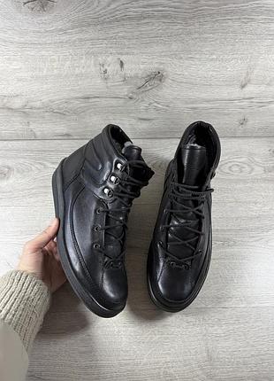 Davos утеплені чоловічі черевики 42 розмір шкіряні