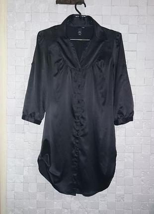 Блуза, блузка, кофта, туника h&m женская чёрная  44 - 46