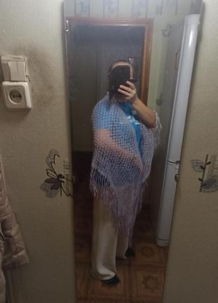 Шаль плетена