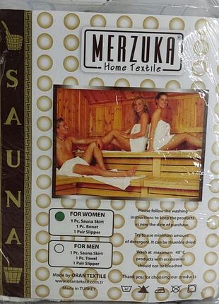 Набор для сауны женский, merzuka - турция 6
