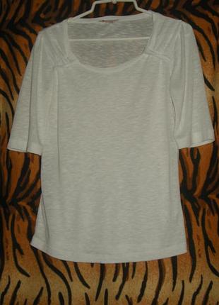 Кофточка белого цвета "lime"р.10,65%вискоза,35%пол-р,турция.