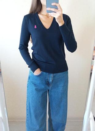 Шерстяной пуловер ralph lauren