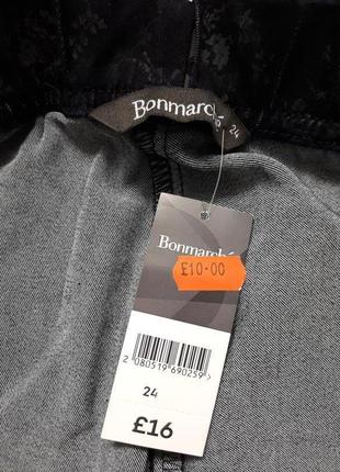 Мегакрутые стрейчевые  джинсы скинни на резинке с принтом супер батал bonmarche8 фото