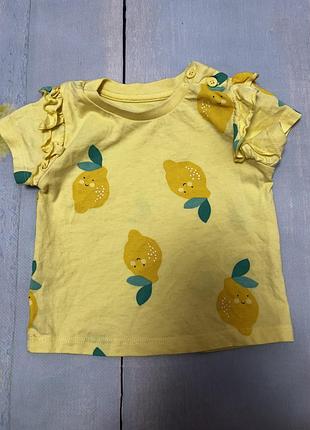 Футболка 6-9 мес